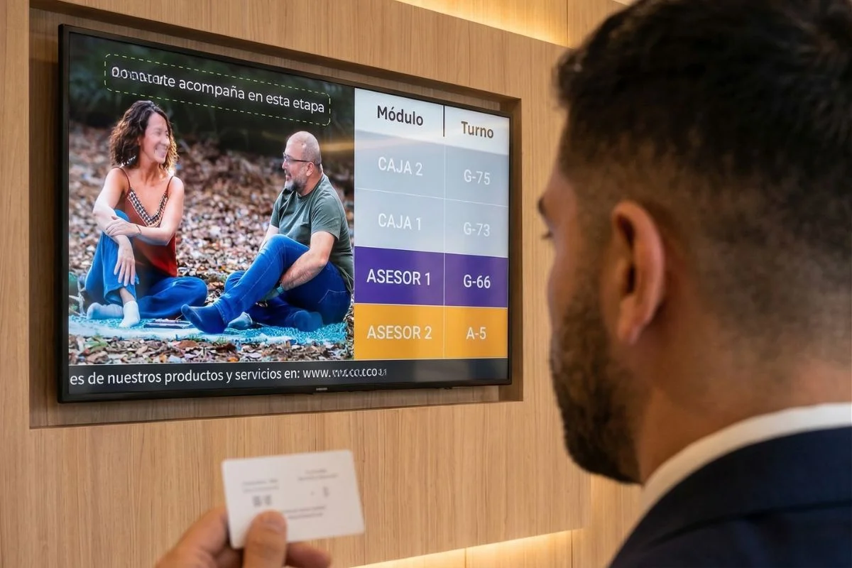 Écran d'affichage dynamique d'entreprise